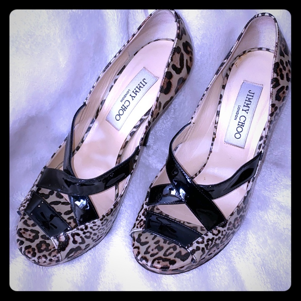 Jimmy Choo cheetah Pumps